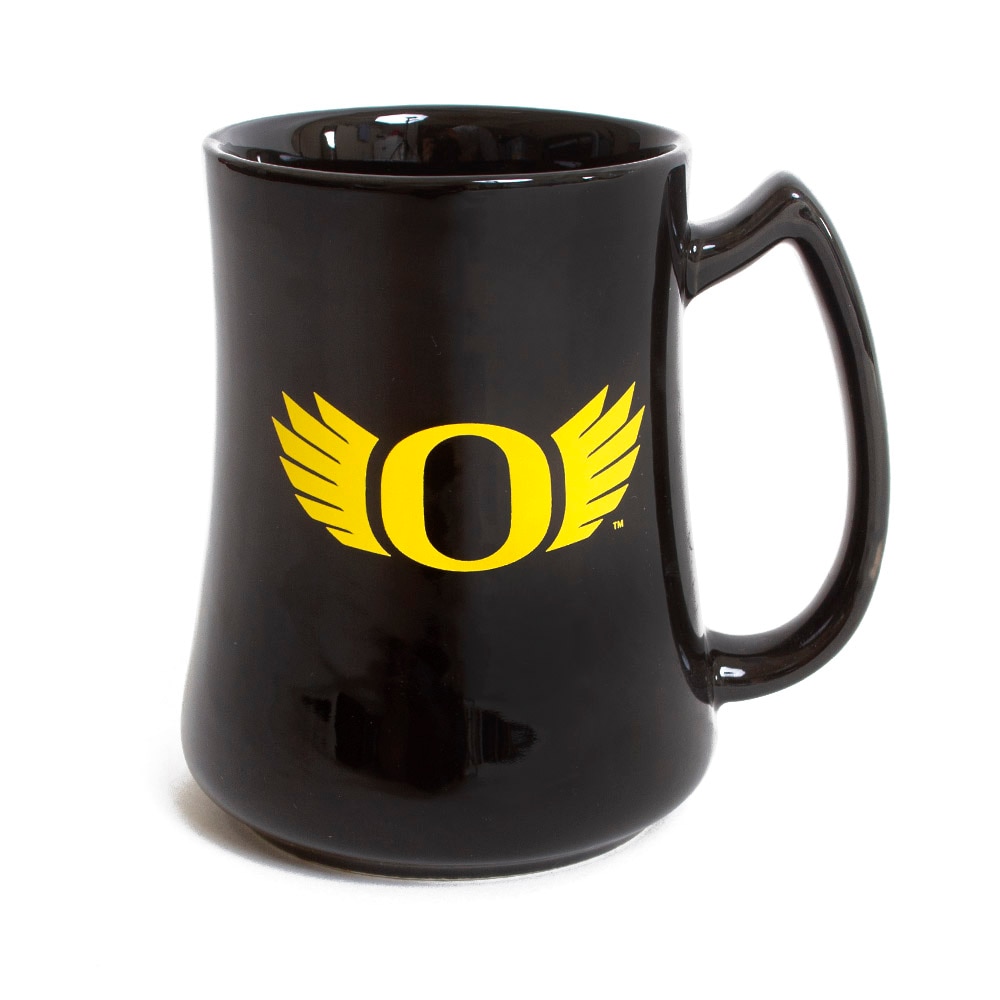 O Wings, RFSJ, Inc., Black, Traditional Mugs, Ceramic, Home & Auto, 16 ounce, University, 589358